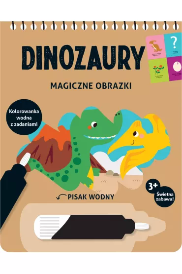 Magiczne obrazki. Dinozaury - Deborah van de Leijgraaf