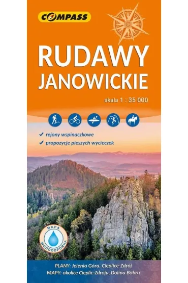 Rudawy Janowickie mapa laminowana skala 1 : 25 000