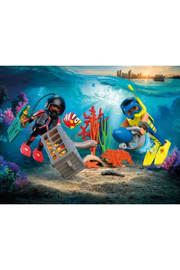 Playmobil City Action Nurek policyjny ze skarbem 72078