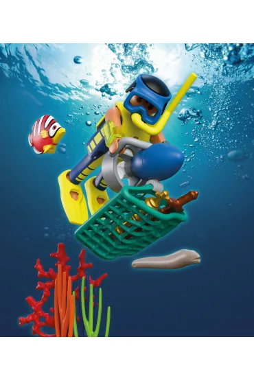 Playmobil City Action Nurek policyjny ze skarbem 72078