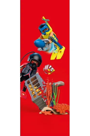 Playmobil City Action Nurek policyjny ze skarbem 72078