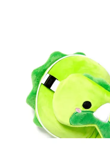 Puckator Pluszowa poduszka podr�na z opask� na oczy Relaxeazzz - Dinozaur