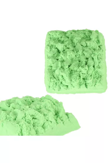 Piasek kinetyczny 1kg w woreczku zielony