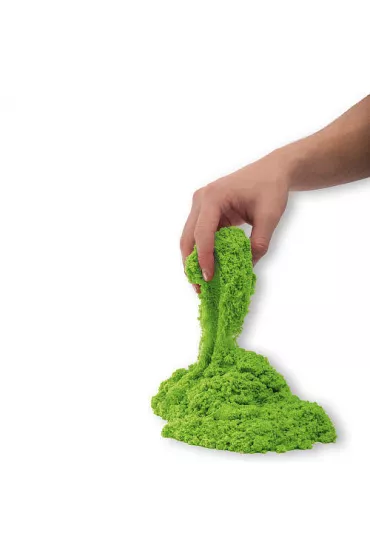 Piasek kinetyczny 1kg w woreczku zielony
