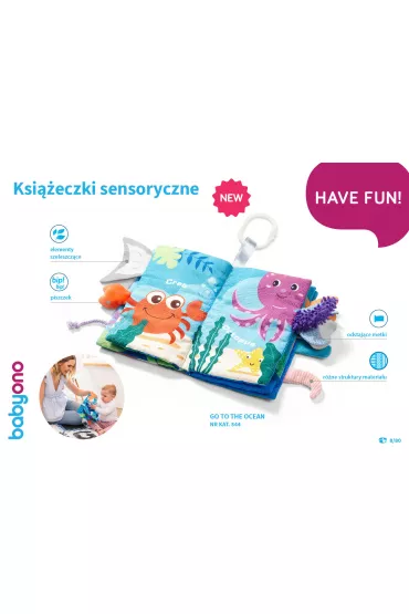 Babyono Ksi��eczka sensoryczna Go To The Ocean