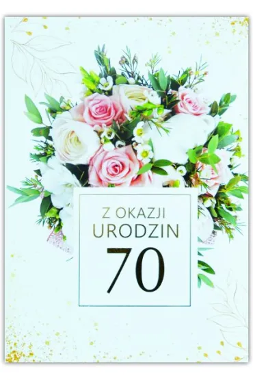 Trend Kartka okoliczno�ciowa Urodziny 70