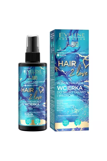 Eveline Cosmetics Hair 2 Love wzmacniaj�ca wcierka do sk�ry g�owy i w�os�w 150 ml