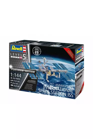 Model plastikowy Zestaw upominkowy 25 rocznica International Space Station ISS  1/144 Revell