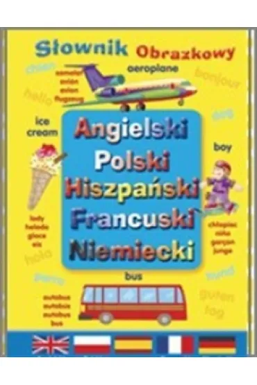 S�ownik obrazkowy ang- pol- hiszp- fran- niem