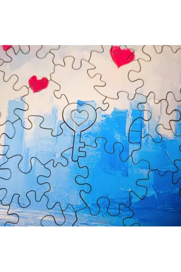 Puzzle drewniane 200 el. Milo�� wisi w powietrzu Alexander