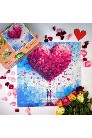 Puzzle drewniane 200 el. Milo�� wisi w powietrzu Alexander