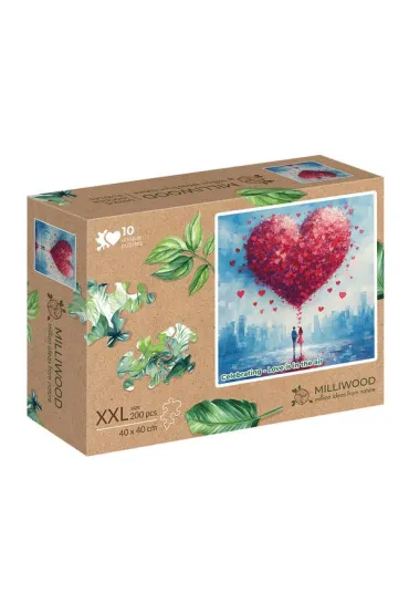 Puzzle drewniane 200 el. Milo�� wisi w powietrzu Alexander