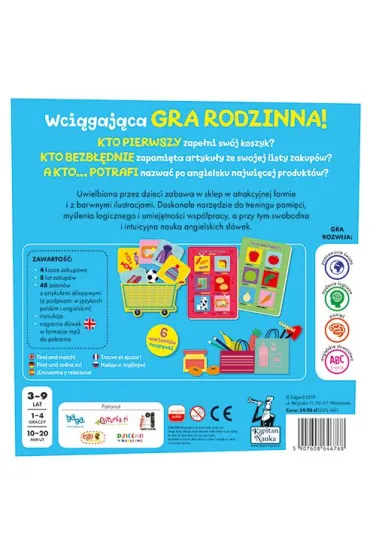 Zakupy. Gra edukacyjna. Kapitan Nauka