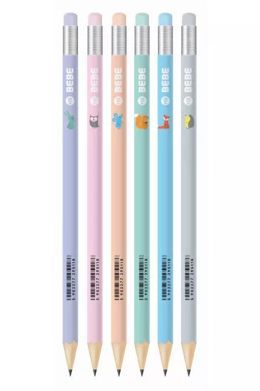Interdruk O��wek z gumk� BB Kids Pastel