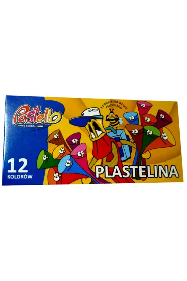Pastello Plastelina 12 kolor�w