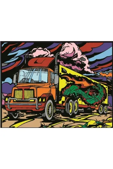 Kolorowanka Welwetowa 47x35cm Ci�ar�wka