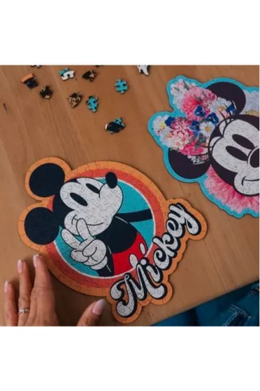 Puzzle drewniane 160 el. Myszka Mickey Trefl