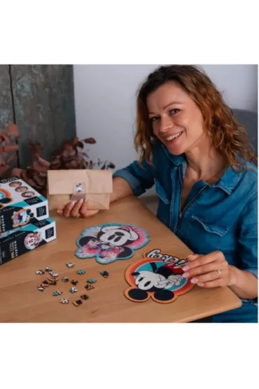 Puzzle drewniane 160 el. Myszka Mickey Trefl