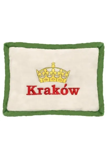 Poduszka Krak�w zielona 34x24cm