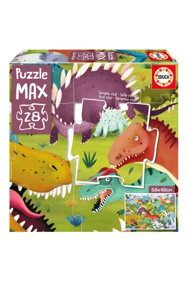 Puzzle 28 el. XL Dinozaury Educa