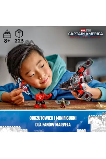 LEGO Marvel Kapitan Ameryka kontra Czerwony Hulk - bitwa 76292