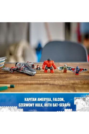 LEGO Marvel Kapitan Ameryka kontra Czerwony Hulk - bitwa 76292