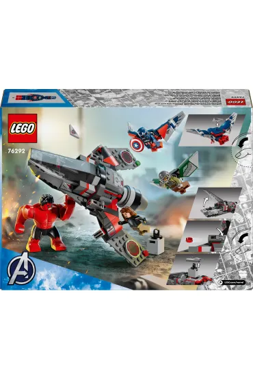 LEGO Marvel Kapitan Ameryka kontra Czerwony Hulk - bitwa 76292