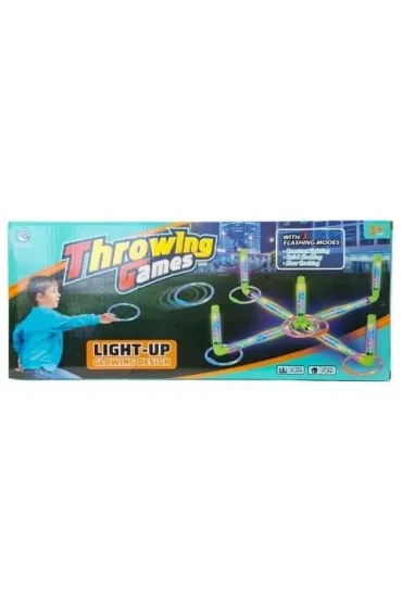 Gra zr�czno�ciowa do rzucania obr�czami LED Swede