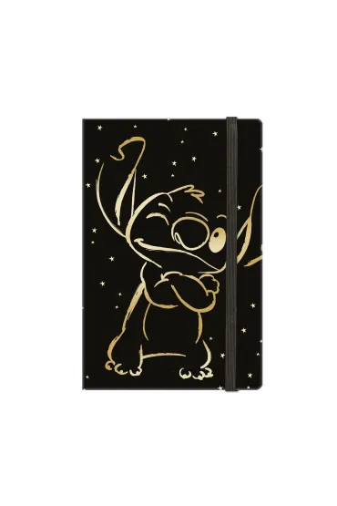 Notes A5 80k. w lini� z gumk� Disney Gold Stitch wz�r 3