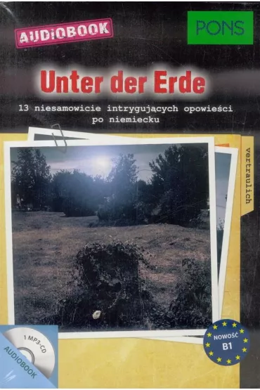 Audiobook Unter der Erde B1 PONS CD