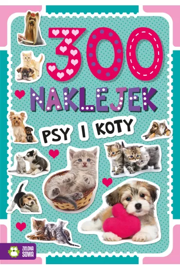 300 naklejek. Psy i koty