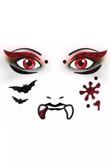 Herma Naklejka Face Art Wampir