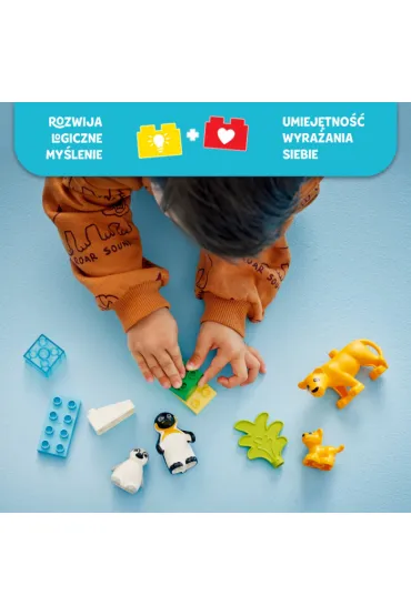 LEGO DUPLO Town Rodziny dzikich zwierz�t: pingwiny i lwy 10442