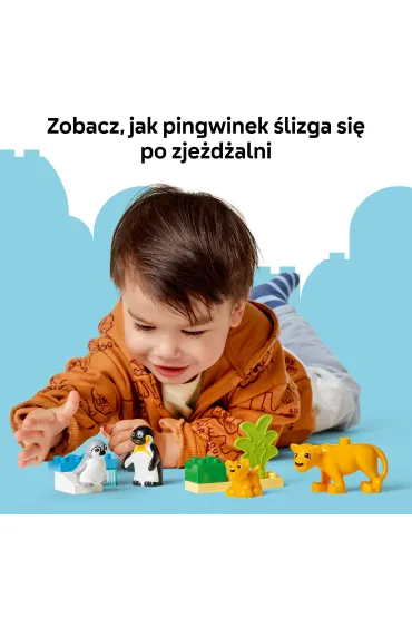 LEGO DUPLO Town Rodziny dzikich zwierz�t: pingwiny i lwy 10442