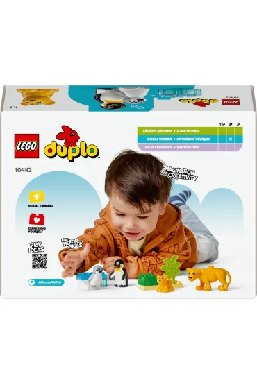 LEGO DUPLO Town Rodziny dzikich zwierz�t: pingwiny i lwy 10442