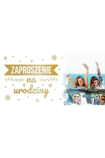 AbCard Zaproszenie Urodziny Z123 10 szt.