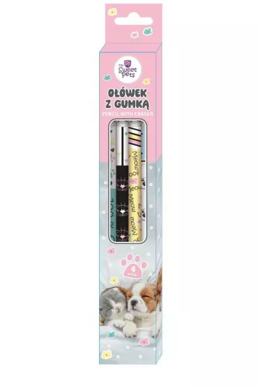Beniamin O��wek z gumk� The Sweet Pets 4 szt.