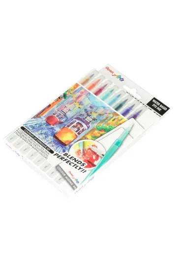 Pentel Pisaki p�dzelkowe Brush SESW30-ST8LSPL 8 kolor�w