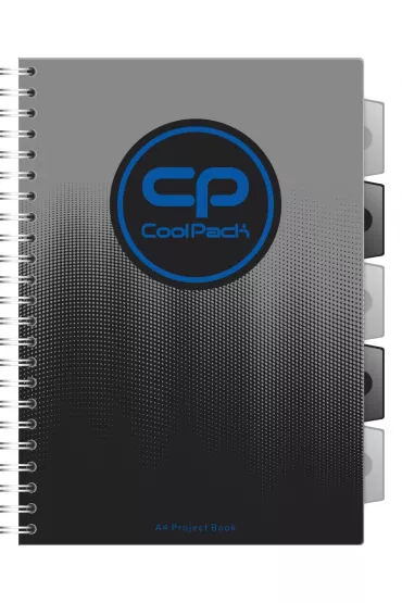 CoolPack Ko�ozeszyt A4 Gradient Grey kratka 100 kartek