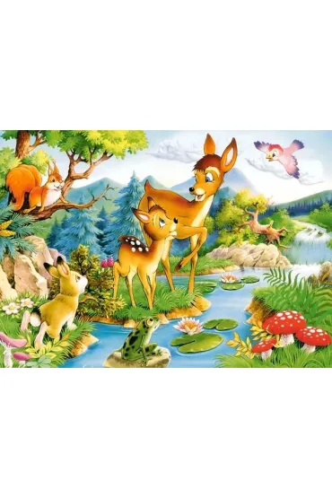 Puzzle 120 el. Ma�y bambi Castorland