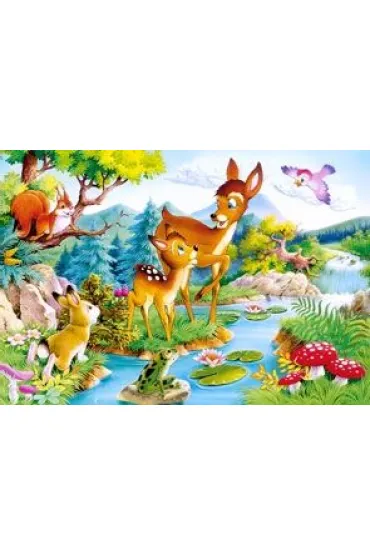 Puzzle 120 el. Ma�y bambi Castorland