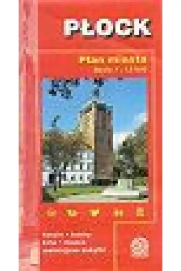 P�ock. Plan miasta w skali 1:15 000