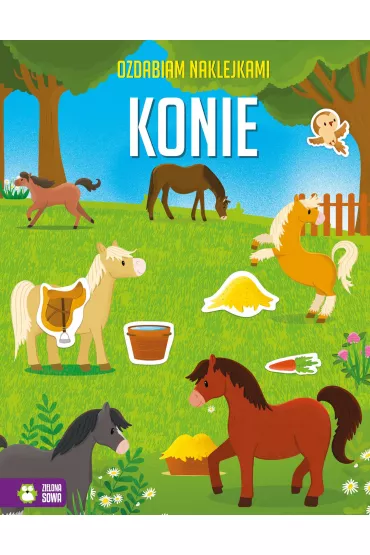 Zachwycaj�ce konie. Ozdabiam naklejkami