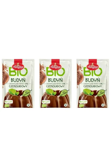 Amylon Budy� czekoladowy bezglutenowy Zestaw 3 x 40 g Bio