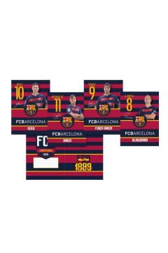Astra Zeszyt A5 FC Barcelona Fan 4 trzy linie 16 kartek