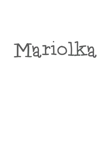 Mariolka. Totalny odjazd - Katarzyna Dembska