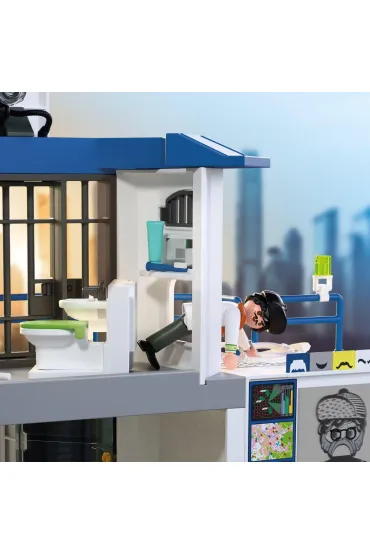Playmobil City Action Posterunek policji z miejscem przes�ucha� 71874