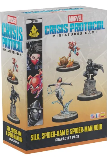Marvel: Crisis Protocol  Silk, Spider-Ham & Spider-Man Noir Atomic Mass Games