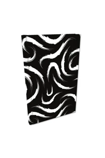 Bee-bee Notes A5 Soft Touch Maziaje czarne kratka