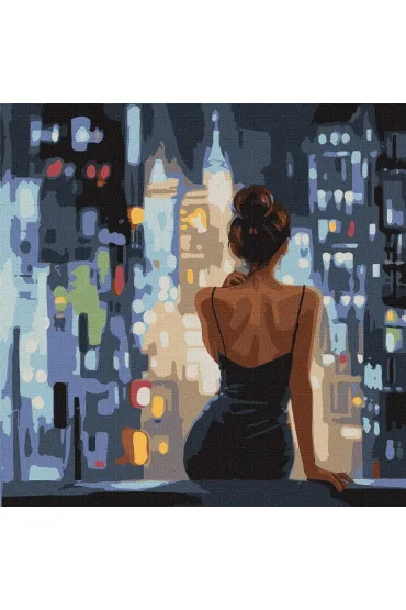 Ideyka Malowanie po numerach - Koniec imprezy 40x40cm